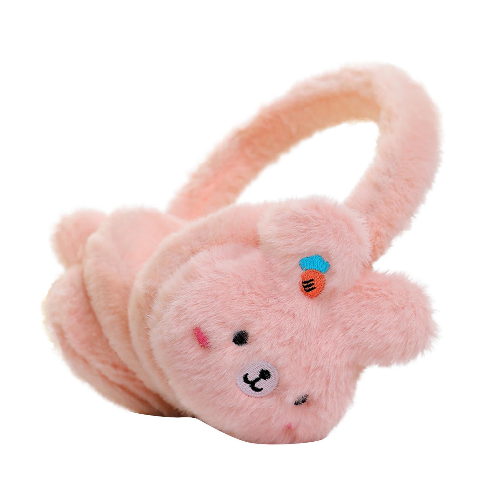 Kids Winter Earmuffs Plush Warm Cute Fox Ear Warmers Earflap Cute