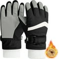 thumbnail image 1 of Kids Winter Gloves, Waterproof Ski Gloves, Warm Fleece Snowboard Gloves for Cold Weather, Snow Gloves for 4-12 Years Old Boys Girls Outdoor Sport, Cycling, Skiing, As Stocking Stuffers, 1 of 7