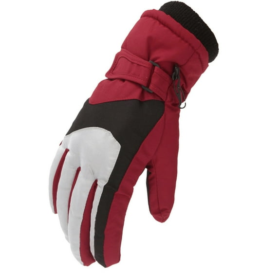 Kids' Winter Gloves for Skiing & Cycling Boys and Girls Waterproof Warm Outdoor Gloves for 6-11 Years