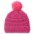 thumbnail image 1 of Kids Winter Hat Kids Beanie Knit Hat Winter Unisex Cuffed Beanies Skull Cap Warm Double Layer Thick Acrylic Cute for Girls Boys, 1 of 4