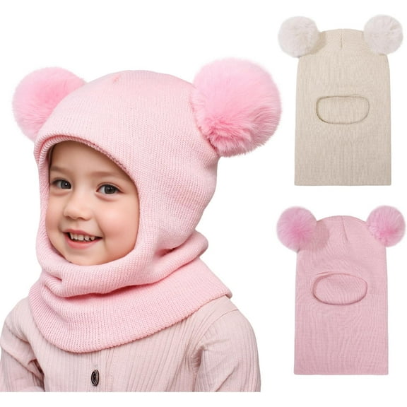 Kids Winter Hat Scarf, Baby Toddler Winter Hat Boys Girls Beanies for Kids Knit Warm Beanie hat 1-6T