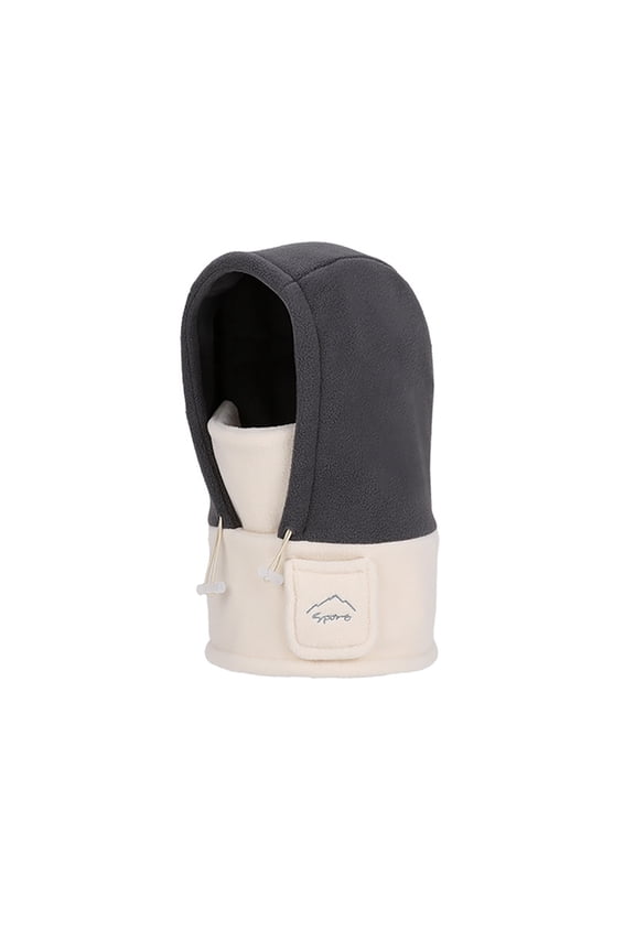 Kids Winter Hats Neck Warmer Sherpa Fleece Warm Caps for Boys Girls Cold Weather (One Size, Gray)