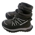 thumbnail image 1 of Kids Winter Hiking Snow Boots Boys Girls Hook and Loop Platform Antislip Outdoor Cold Weather Ankle Booties 13 Little Kid Black, 1 of 6