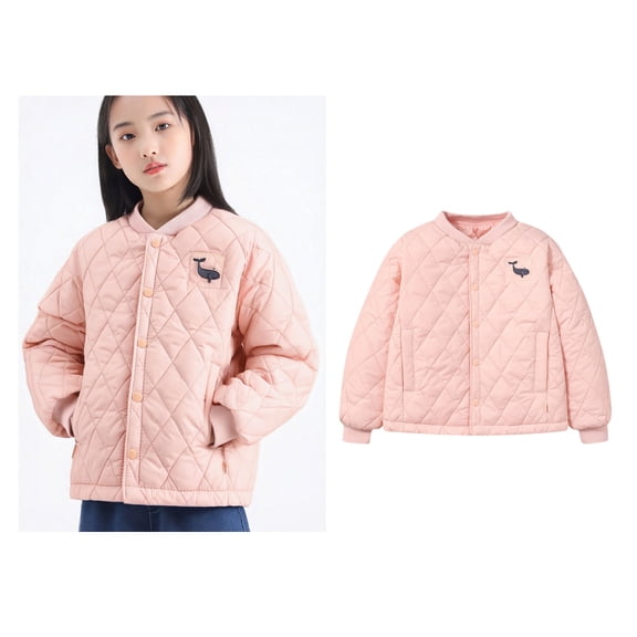 Kids Winter Jackets,Boys Puffer Jacket with Pocket Button Down Red Puffer Jacket Warm Windproof Kids Puffer Jacket Boys Winter Coat Size 7-8 Years