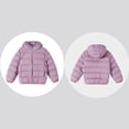 thumbnail image 1 of Kids Winter Jackets,Puffer Coat Boys with Pocket Zipper Light Purple Winter Coat Warm and Windproof Kids Jacket Boys Size 3-4 Years Winter Coat, 1 of 4