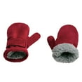 thumbnail image 1 of Kids Winter Mitten Gloves Soft Flannel Secure Adjustable Closure for Outdoor Play, 1 of 2