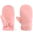 thumbnail image 1 of Kids Winter Mittens Warm Fleece Lined Snow Gloves Boys Girls Cold Weather Outdoor Skiing Gloves Elastic Cuff, 1 of 5