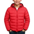 thumbnail image 1 of Kids Winter Puffer Jacket Boys Girls Hooded Zip Up Lightweight Quilted Coat for School Fall Winter 1-12Y, 1 of 5