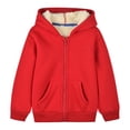 thumbnail image 1 of Kids Winter Pullover Hooded Coat with Thick Lamb Wool for Boys and Girls All Day Warmth and Comfortable Outdoor Wear, 1 of 8
