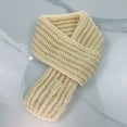 thumbnail image 1 of Kids Winter Scarf 9 Colors | Soft Knit Children's Neck Warmer | Breathable Playground Scarf for Boys & Girls | Holiday Gift Accessories (Beige), 1 of 5