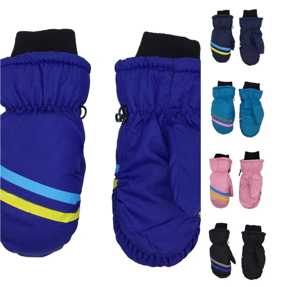 Kids Winter Ski Gloves Waterproof Warm Mittens for Boys and Girls 3-12 Years