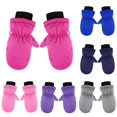 thumbnail image 1 of Kids Winter Ski Mittens Waterproof Warm Gloves for Boys and Girls 3-8 Years, 1 of 4