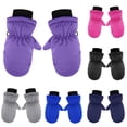 thumbnail image 1 of Kids Winter Ski Mittens Waterproof Warm Gloves for Boys and Girls 3-8 Years, 1 of 2