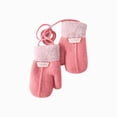 thumbnail image 1 of Kids Winter Ski Snow Gloves - Waterproof Snowboard Mittens for Boys Girls(L,Hot Pink), 1 of 5