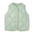 thumbnail image 1 of Kids Winter Snow Puffer Down Vest Sleeveless Jacket Warm Lined Cute High Neck Vest Warm Jacket Cute Outerwear With Pockets Fall Winter Outfit Outwear for Little Boys Girls 6T, 1 of 5
