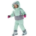thumbnail image 1 of Kids Winter Snowsuit Insulated Two Piece Warm Outdoor Gear For Girls And Boys Cold Weather 2-Green 80, 1 of 4
