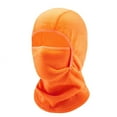 thumbnail image 1 of Kids Boys Girls Winter Solid Color Cycling Face Mask Windproof Outdoor And Motorcycle Protection Skiing Face Mask Hats Orange 5-12Years, 1 of 2