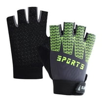 Kids Winter Sports Gloves Breathable Half Finger Gloves For Skating Cycling Gym Workout Durable Comfortable Unisex Children Protective Gear For Outdoor Sport