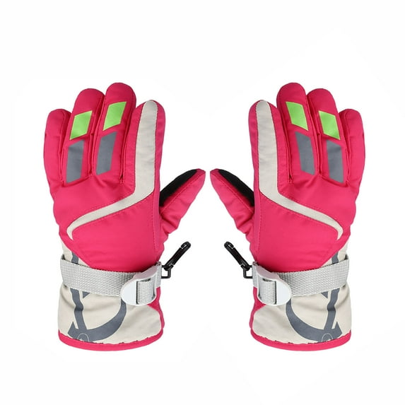 Kids Winter Warm Gloves Waterproof 4-7Years Toddler Girls Boys Snow Gloves Kids Ski Winter Gloves Windproof Children Warm Gloves Clearance Deals