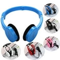 thumbnail image 1 of Kids Wire Headphones, Over Ear Headset with Microphone, HiFi Stereo, Foldable, Lightweight, Stretchable, Soft Ear Pads, 3.5mm Pin, for Learning & Entertainment, 1 of 3