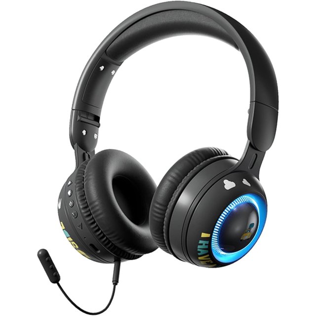 Kids Wireless Headphones with Microphone for School Boy Girls Noise