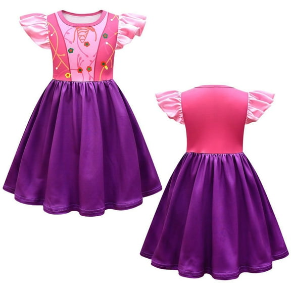 Kids Witch Halloween Costumes Girls Salem Witch DresS Up Costume