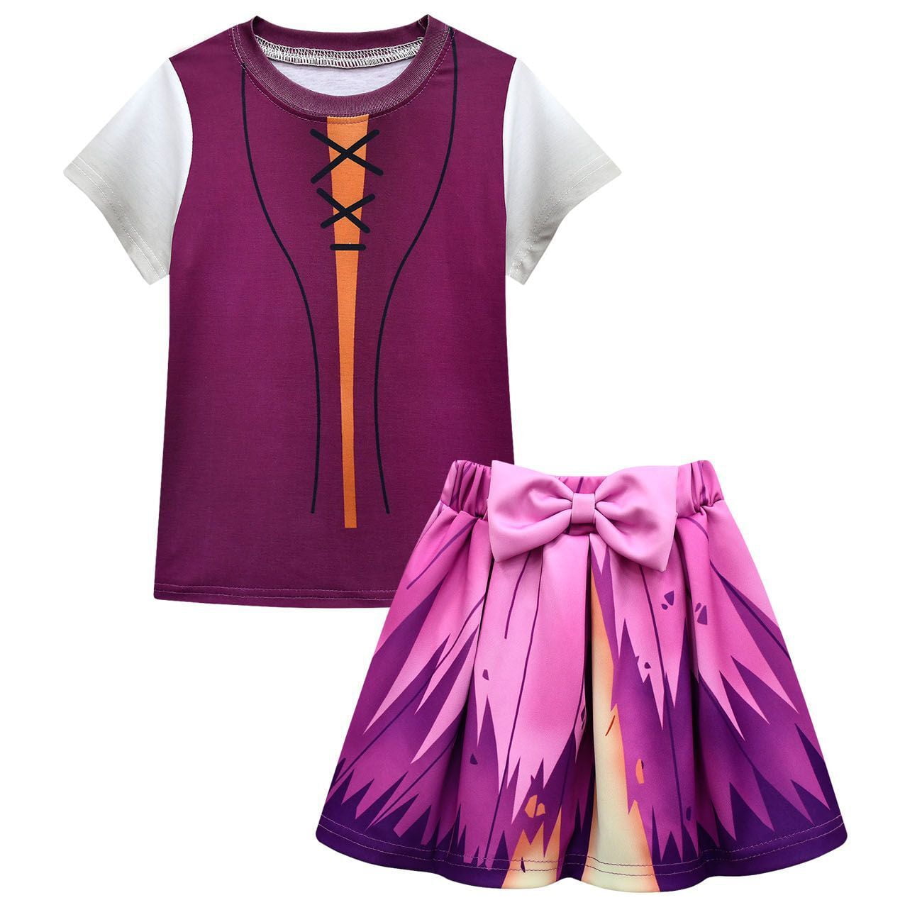 Kids Witch Halloween Costumes Skirt Set Sanderson Sisters Halloween