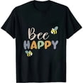 thumbnail image 1 of Kids & Women Bumble Bee Cute Bee Happy T-Shirt, 1 of 5