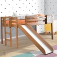 thumbnail image 1 of Kids Wood Loft Bed with Fun Slide and Ladder, 1 of 10