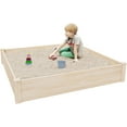 Kids Wooden Sand Box for Aged 38years Outdoor Sandboxes for Backyard Garden
