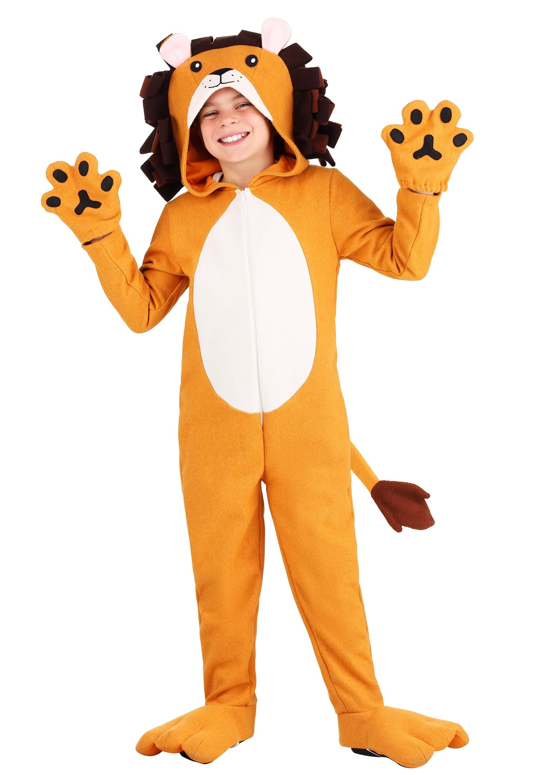 Kids Wooly Lion Costume image