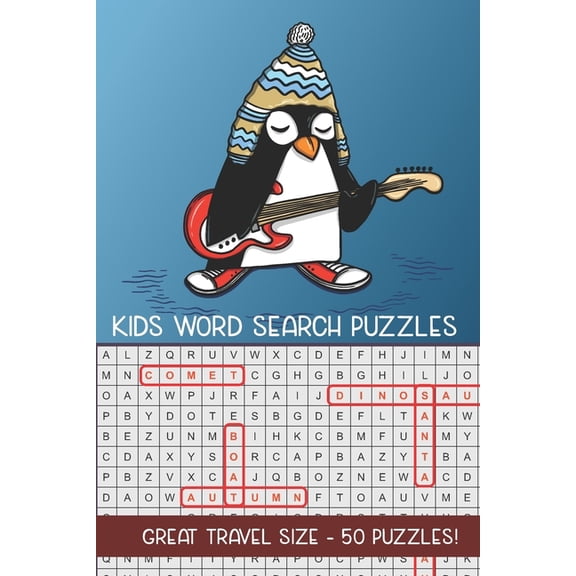 Kids Word Search Puzzles: Great Travel Size Word Seek & Find Puzzle Book for Boys & Girls, (Paperback)