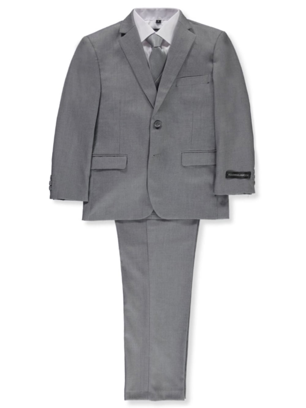 Kids World 5Piece Basic Suit Pants Set light gray, 20 husky (Big