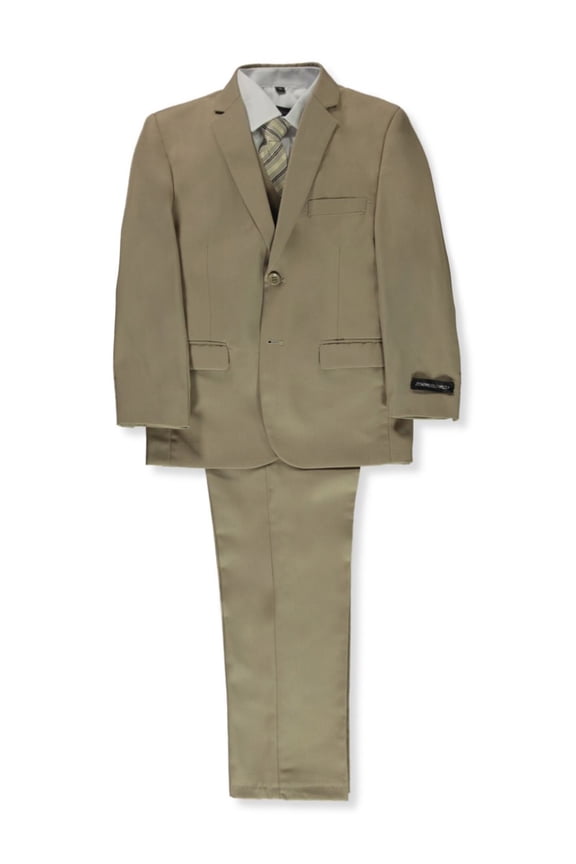 Boys' 5-Piece Suit - camel, 5 (Little Boys)