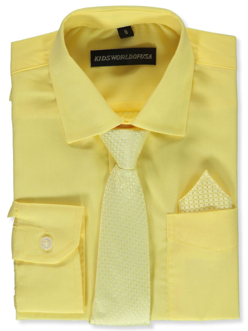 kids yellow dress shirt