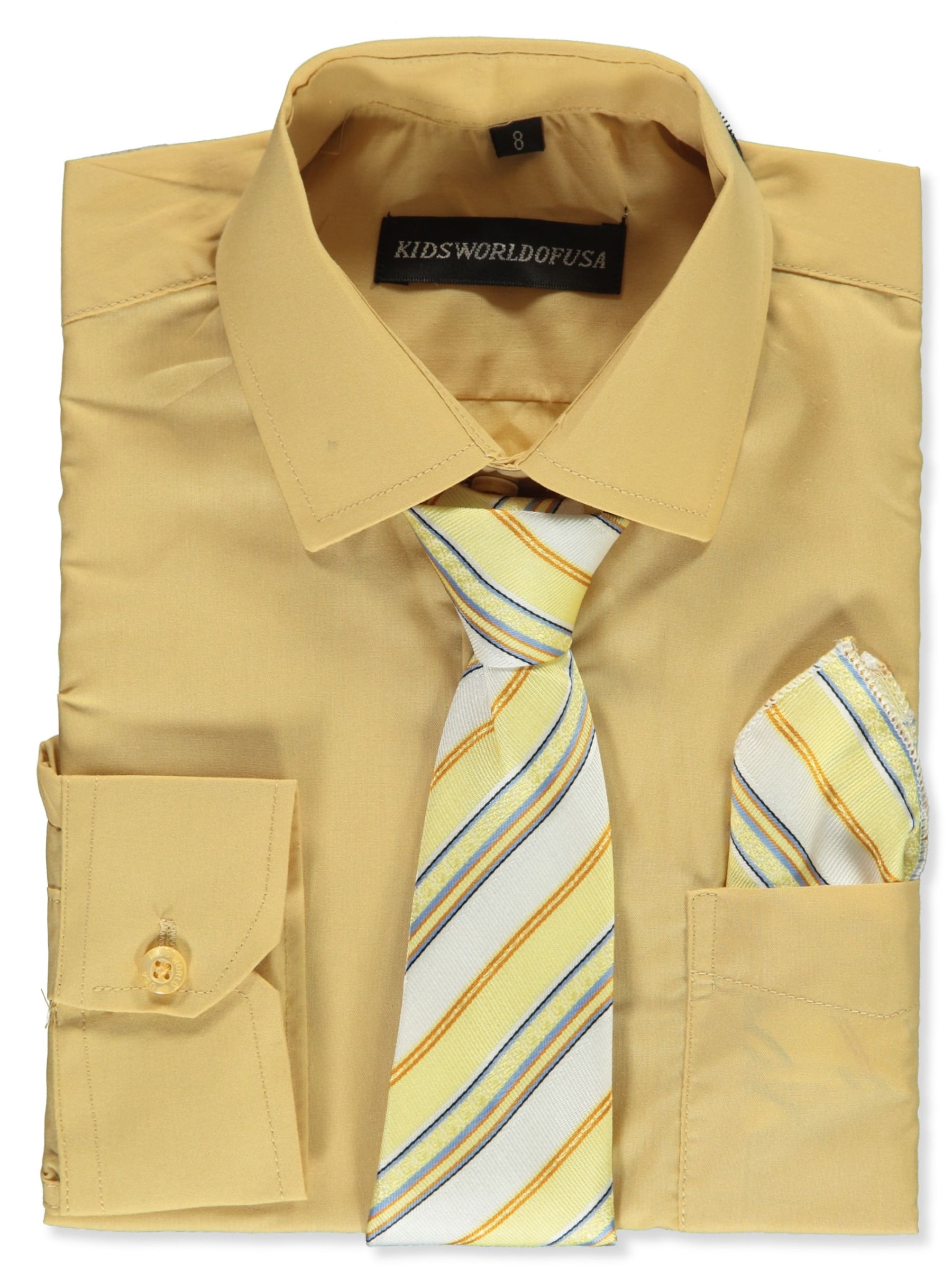 Fancy Kids Classic Fit Lt. Blue Dress Shirt w/ Tie