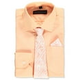 thumbnail image 1 of Kids World Boys' Dress Shirt & Tie - peach, 10 (Big Boys), 1 of 4