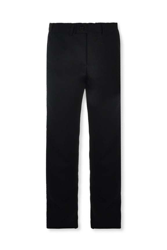 Boys' Expandable Waist Dress Pants Color: black Size: 12
