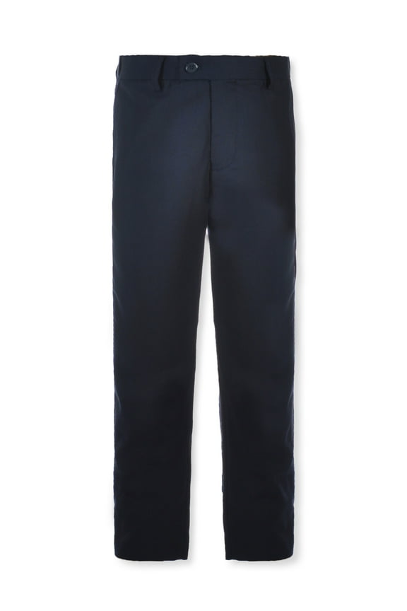 Boys' Expandable Waist Dress Pants Color: navy Size: 16