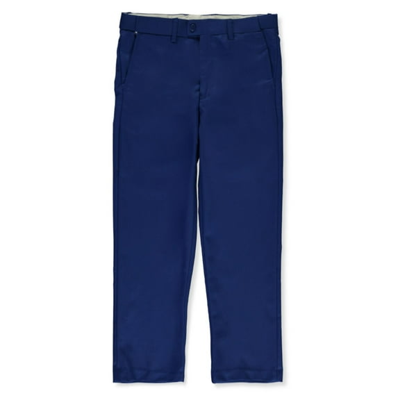 Kids World Boys' Expandable Waist Dress Pants - royal blue, 6 (Little Boys)