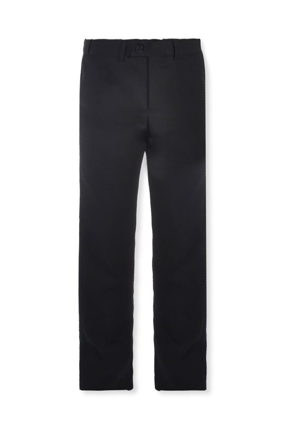 Boys' Expandable Waist Dress Pants Color: black Size: 5