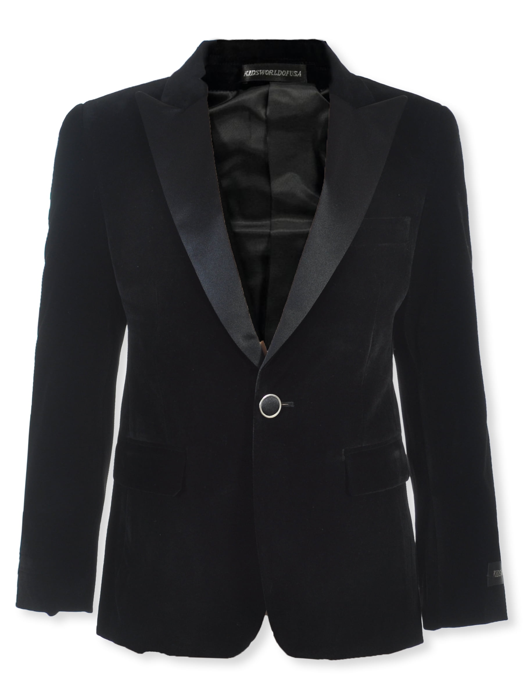 Calvin Klein Big Boys' Bi-Stretch Blazer, Black, 20 Calvin Klein Big Boys' Bi-Stretch Blazer, Black, 20
