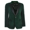 thumbnail image 1 of Kids World Boys' Velvet Blazer Color: hunter green Size: 4, 1 of 4