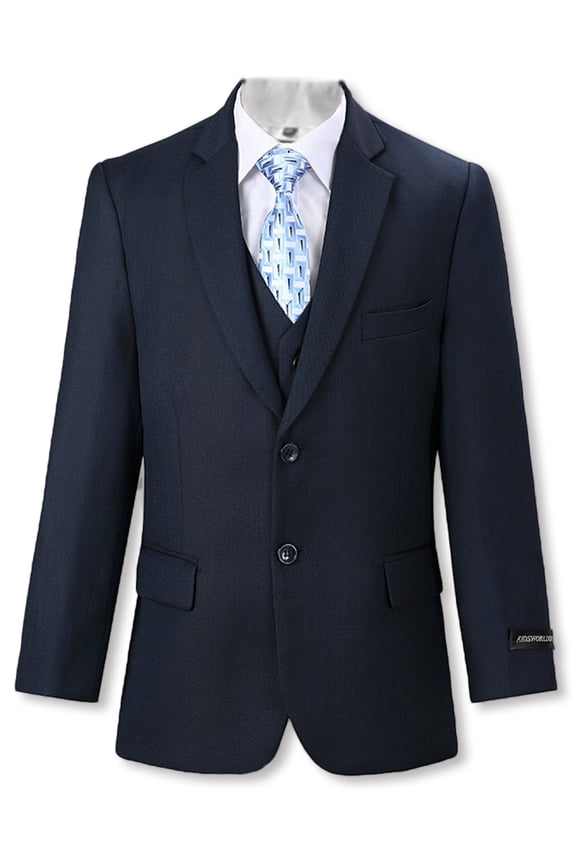 Little Boys' "C-Suite" 5-Piece Suit (Sizes 4 - 7) - navy, 4 (Little Boys)