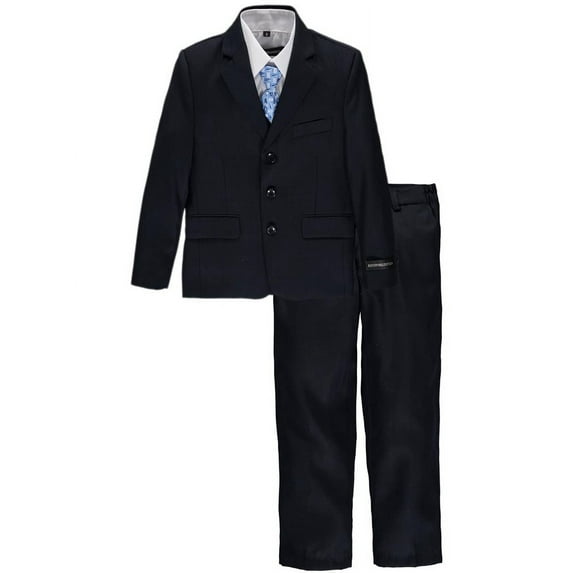Kids World Of USA Boys 8-20 5-Piece Suit (Navy 16)
