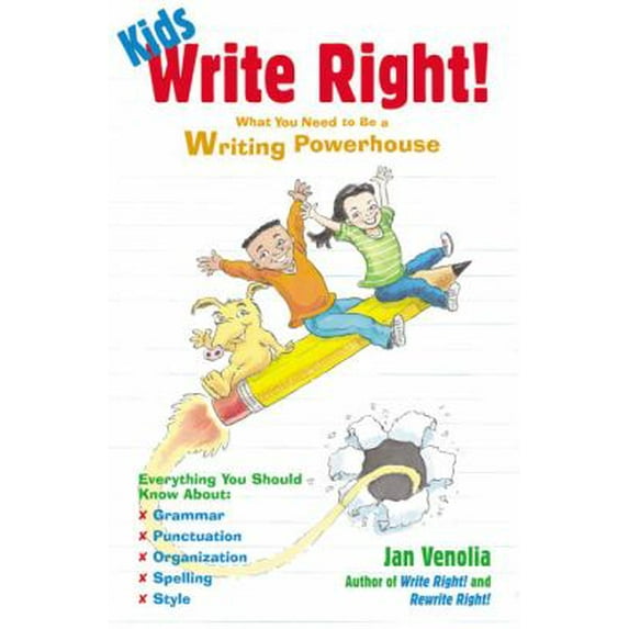 Pre-Owned Kids Write Right!: What You Need to Be a Writing Powerhouse (Paperback) 1582460280 9781582460284
