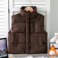 thumbnail image 1 of Kids Years Girls Puffer Vest Years Sleeveless Jacket Lightweight Outerwear Jackets & Vests Years Winter Clothes Girls Size Years 5-6 Years Clothes, 1 of 8