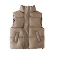 thumbnail image 1 of Kids Years Puffer Vest Girls Years Sleeveless Jacket Lightweight Outerwear Vests Years Kids Winter Clothes Clothes for Girls 9-10 Years, 1 of 9