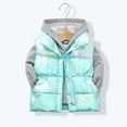 thumbnail image 1 of Kids Years Puffer Vest Girls Years Sleeveless Lightweight Outerwear Vests Years Boys' Outerwear Vests Years 6-7 Years Girls, 1 of 3