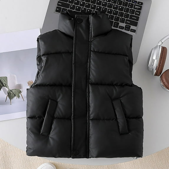 Kids Years Puffer Vest Years Lightweight Sleeveless Outerwear Jackets & Vests Years Kids Winter Clothes Down Vest 9-10 Years